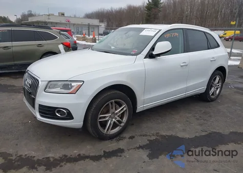 2016 Audi Q5 2.0T Premium z USA, uszkodzony, nr VIN WA1L2AFP6GA149688